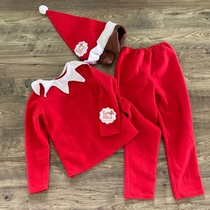 Elf on the shelf kids costume Christmas or Halloween in great condition!